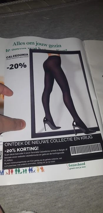 Kortingsbon bij flair. -20 korting in Calzedo...