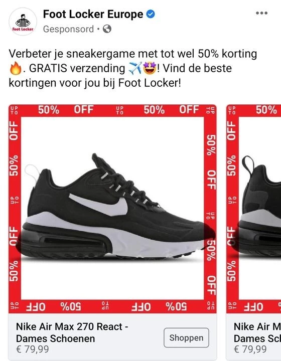 Veel mooie kortingen bij foot locker, zonet N...