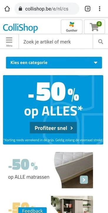 📣Nu -50% korting op het volledige assortimen...