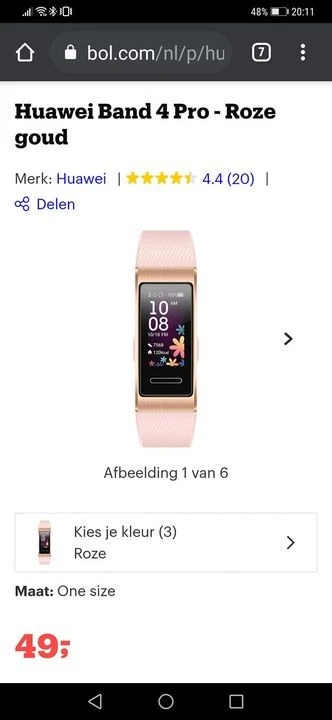 Voor wie fan is van deze huawei horloges... D...