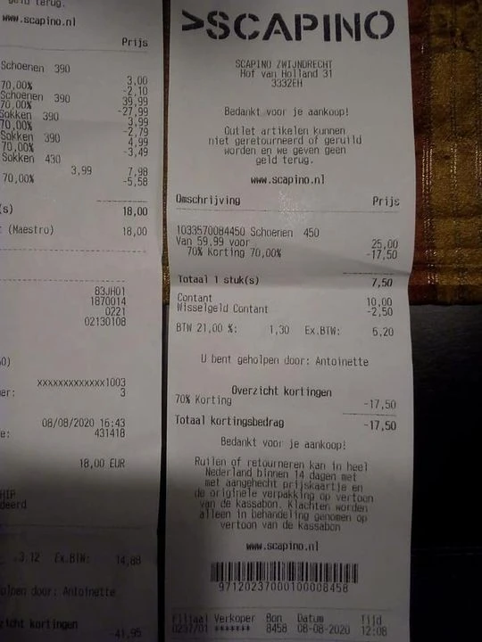 Vandaag ook een mooie slag kunnen doen. Van €...