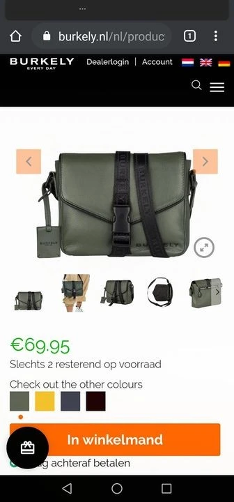 Online koopje handtas van burkely, Op de ori...