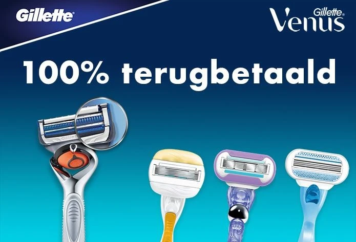 Ik zag Gilette en Venus promotie op deze webs...