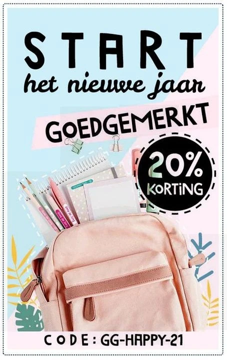20% korting bij Goedgemerkt voor wie nog stic...