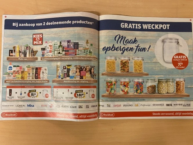 Kruidvat 23/2 t/m 7/3 gratis weckpot 1000ml t...