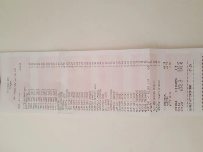 Gisteren nog eens langs geweest bij Kruidvat....