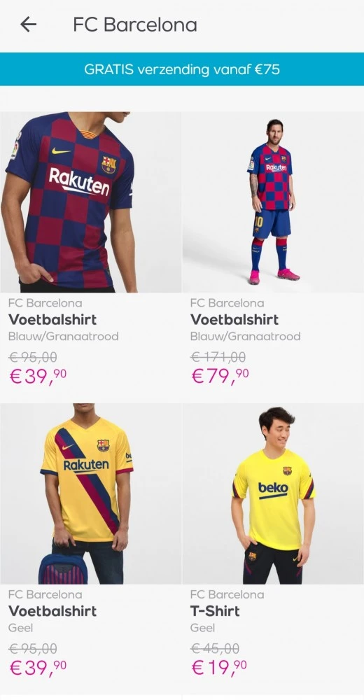 Voor de fans van FC Barcelona nu op Veepee gr...