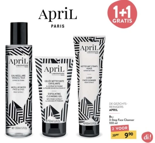 Bij Di April Paris 1+1 gratis