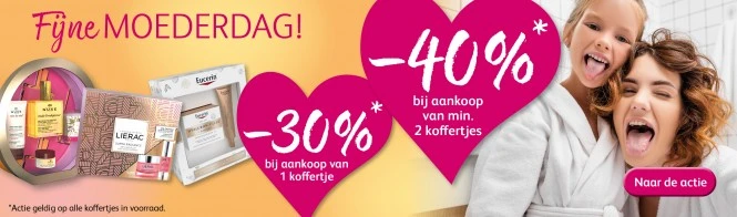 Moederdag geschenkverpakkingen Jowae, nuxe,...