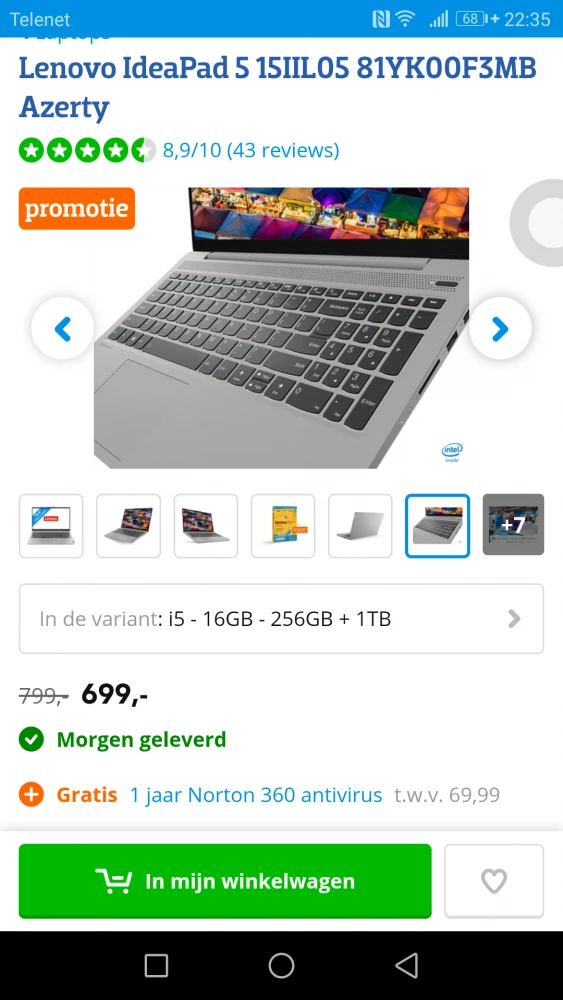https://www.coolblue.be/nl/product/861120/len...
