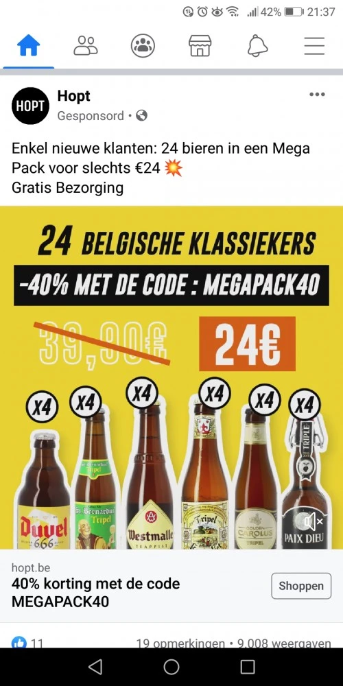Belgische klassiekers bieren in een 24 megapa...