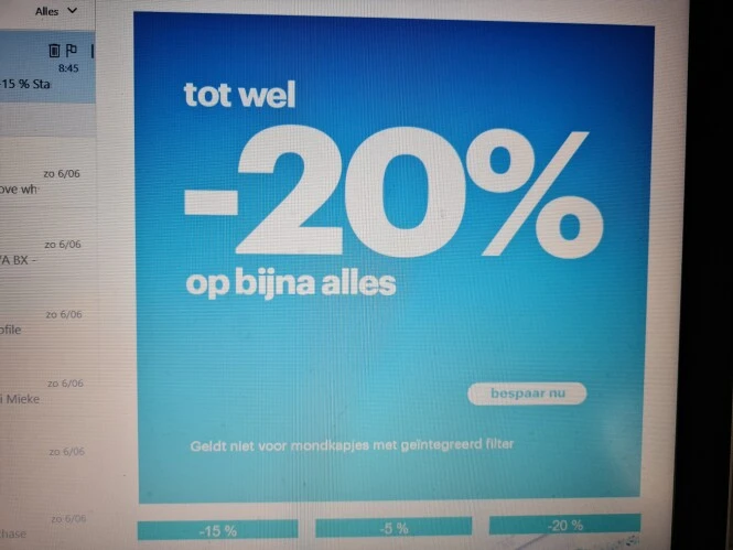 Alleen vandaag tot wel -20% op bijna alles bi...
