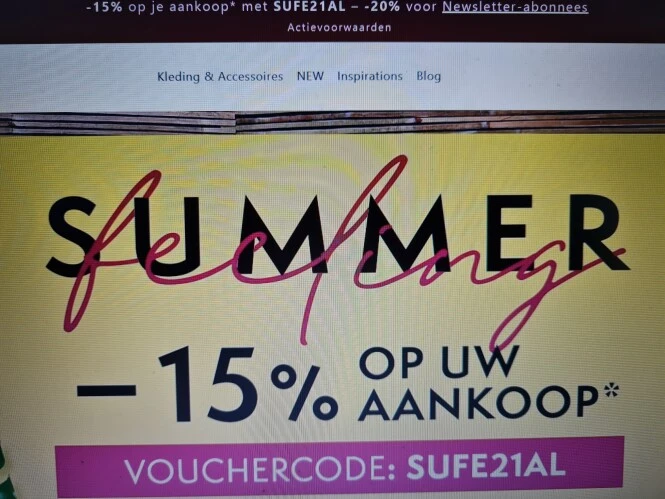 Bij street-one.be nu 15% korting op uw aankoo...