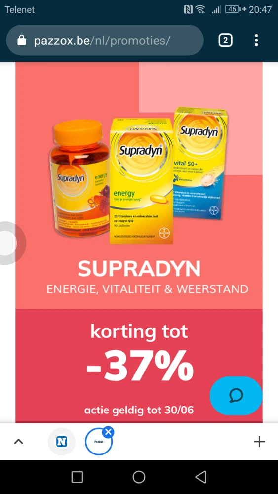 Supradyn vitaminen tot wel 37% korting tem 3...
