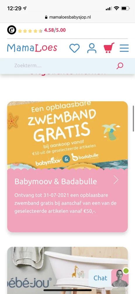 Krijg bij mamaloesbabysjop.nl een gratis opbl...