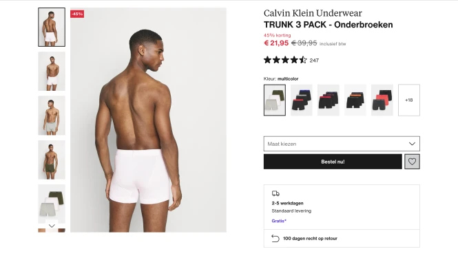 Mogelijk prijsfout Nu € 21,95 normaal € 39,9...