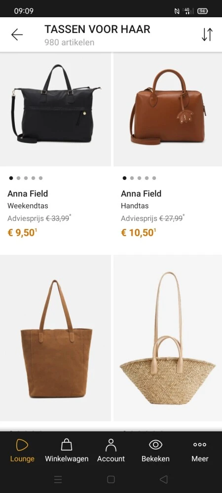 Zalando lounge! Hele mooie handtassen vandaag...