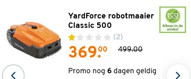 Nu bij gamma een fikse korting op deze yardfo...