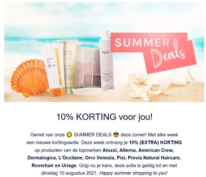 Summer deals bij HBB24: Deze week ontvang je...