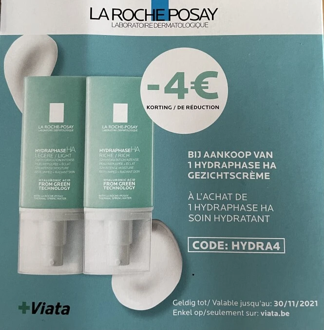Bij aankoop van 1 HYDRAPHASE HA gezichtscrème...