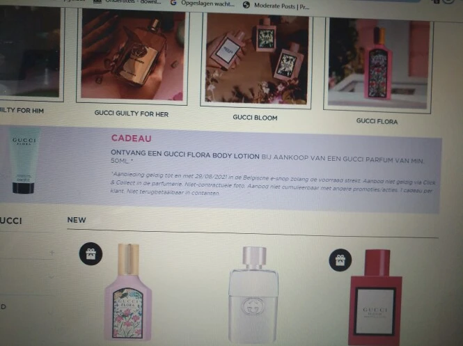 Gratis Gucci flora bodylotion bij aankoop v G...