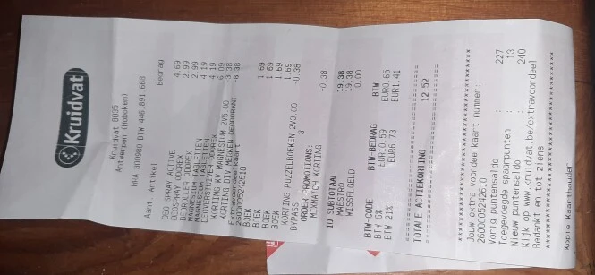 In Kruidvat een koopje gedaan 2 × Magnesium t...