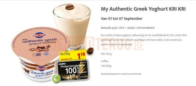 Bij Match Smatch deze week Kri Kri gratis op...