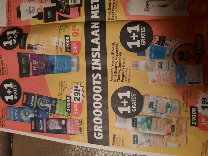 Kruidvat vanaf 7/9 1 +1 gratis op oa oral b o...