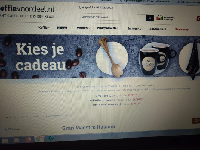 Bij aankoop v 35€ krijg je gratis 2 Italian d...