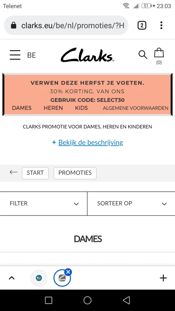 -30% op schoenen v Clarks https://www.clarks...