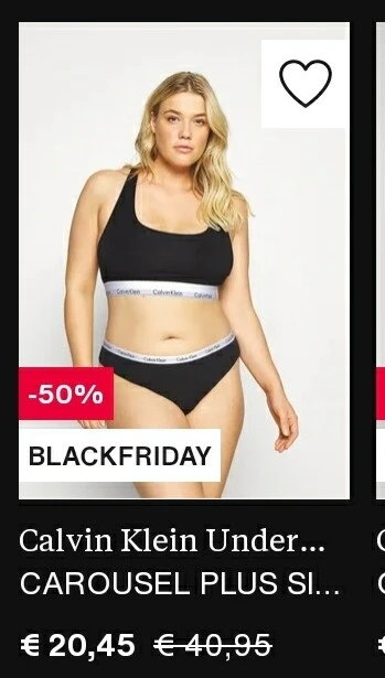 Nu bij zalando 50% korting op deze calvin kle...