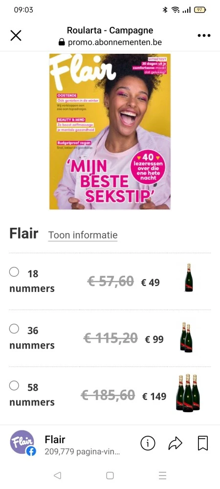 met de eindejaarsfeesten krijg je bij aankoop...