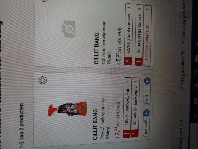 Colruyt en collect and go cillit bang vanaf 1...