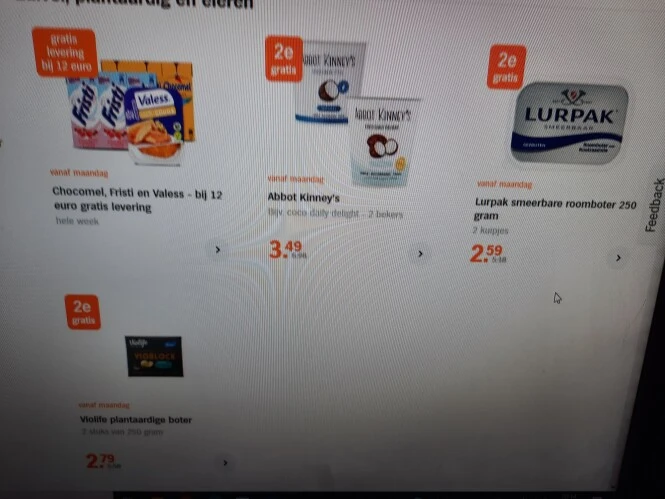 Ah 6/12 2e gratis lurpak smeerbare roomboter...