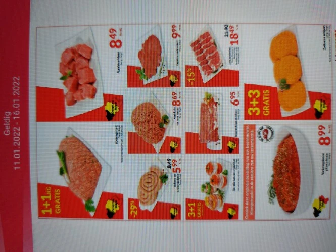 Intermarche 1+1 boerengehakt, -29% varkens-en...