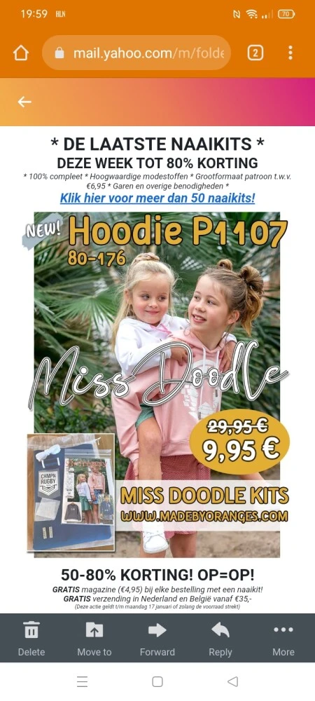 Made by oranges! Tot 80% korting deze week op...