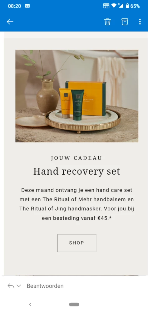 Gratis set van handbalsem en Handmasker bij a...