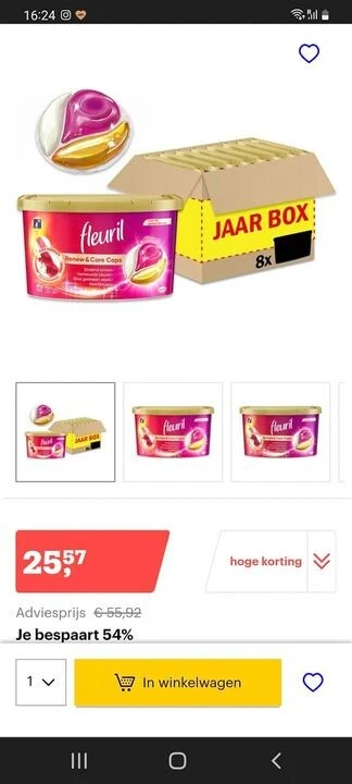 54% korting op Fleuril bij bol.com De capsul...