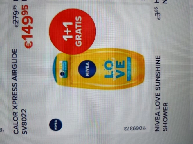 Euroshop van 1 t/m 28 februari 1+1 nivea love...