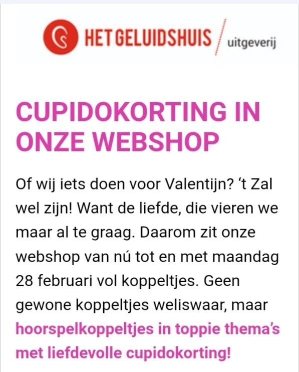 Het Geluidshuis pakt uit met verschillende ko...