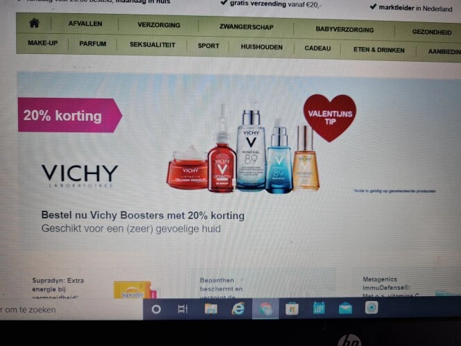 Bij de onlinedrogist.nl nu 20% korting op Vic...