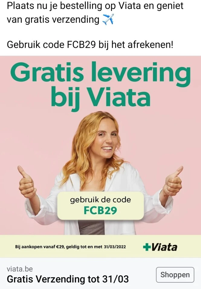 Gratis verzending bij Viata bij aankopen vana...