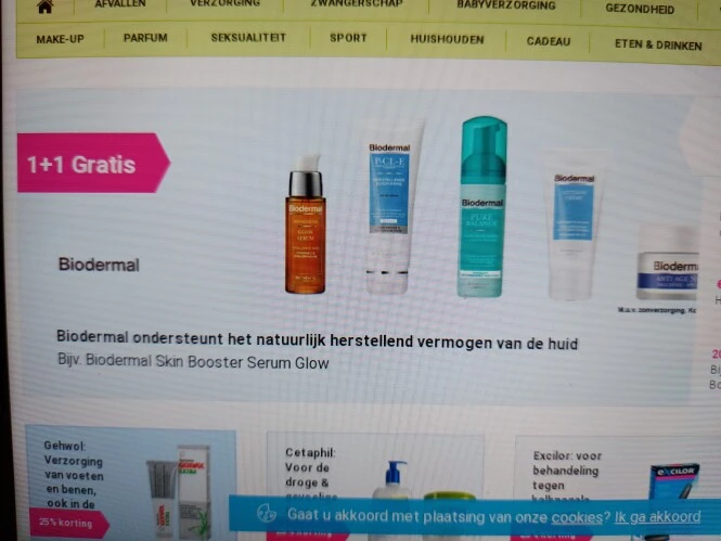 deonlinedrogist.nl 1+1 biodermal o.a. bioderm...