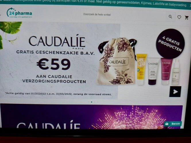 24pharma.be gratis geschenkzakje met 4 produc...