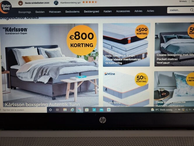 Bij Beter Bed heel wat mooie kortingen.