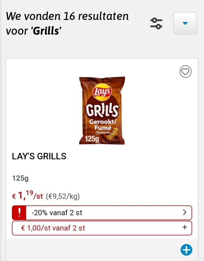 Collect&go lay's grills vanaf 2 stuks slechts...