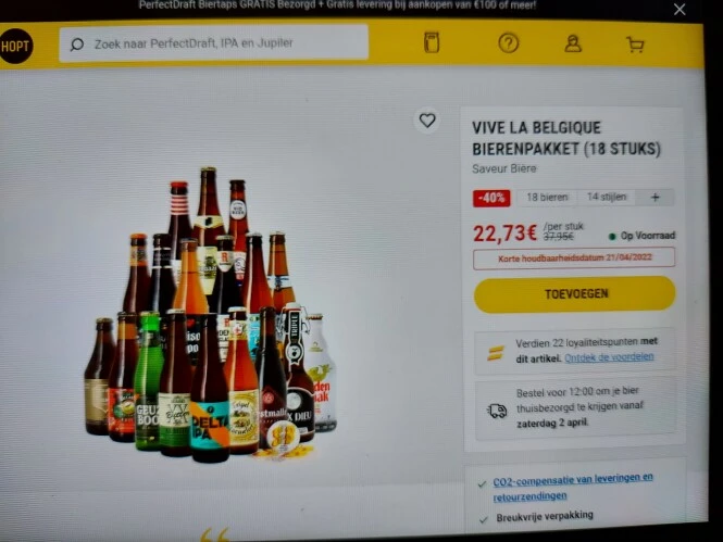hopt.be viva la Belgique bierenpakket (18 stu...