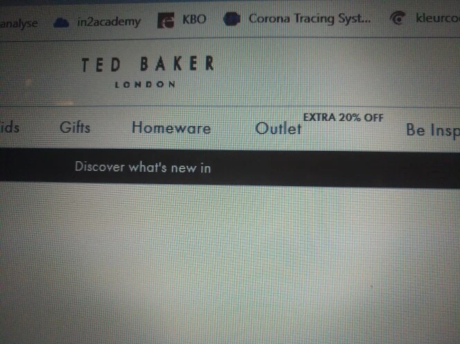 -20% extra korting op dameskleding bij Ted Ba...