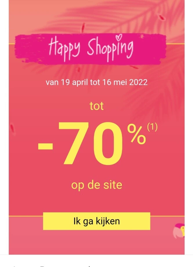 Blancheporte happy shopping komt eraan van 19...