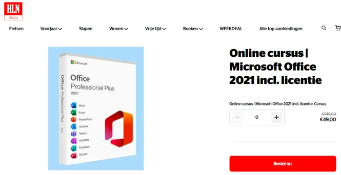 Online cursus | Microsoft Office 2021 incl. l...